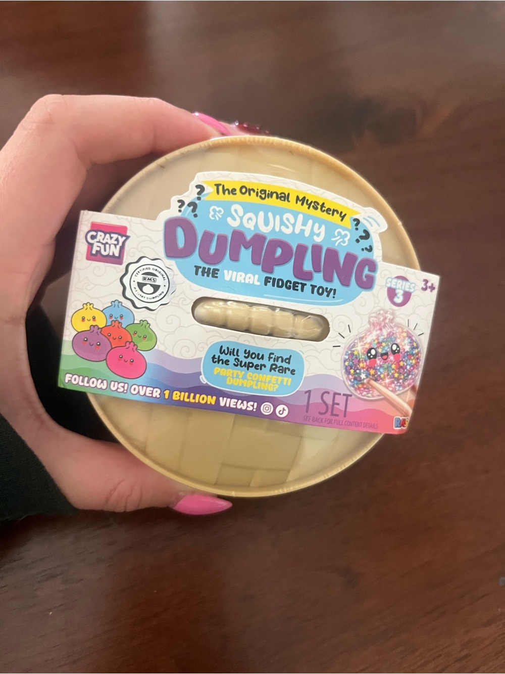 Squishy Dumpling Viral Fidget Toy - Gold